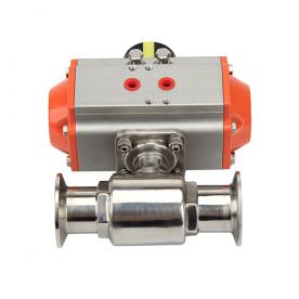 Pneumatic quick installation ball valve